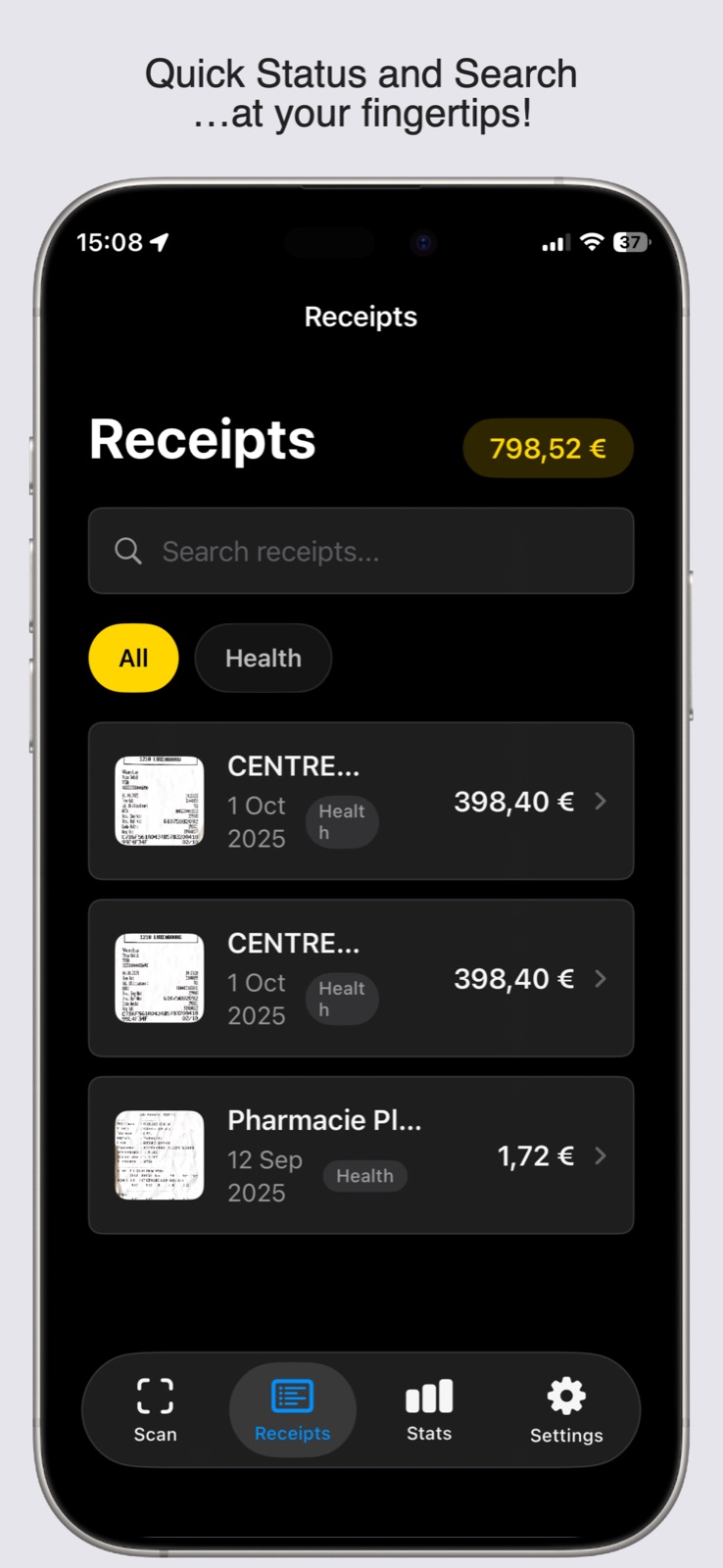 ScanarX app screenshot 1 on iPhone & iPad