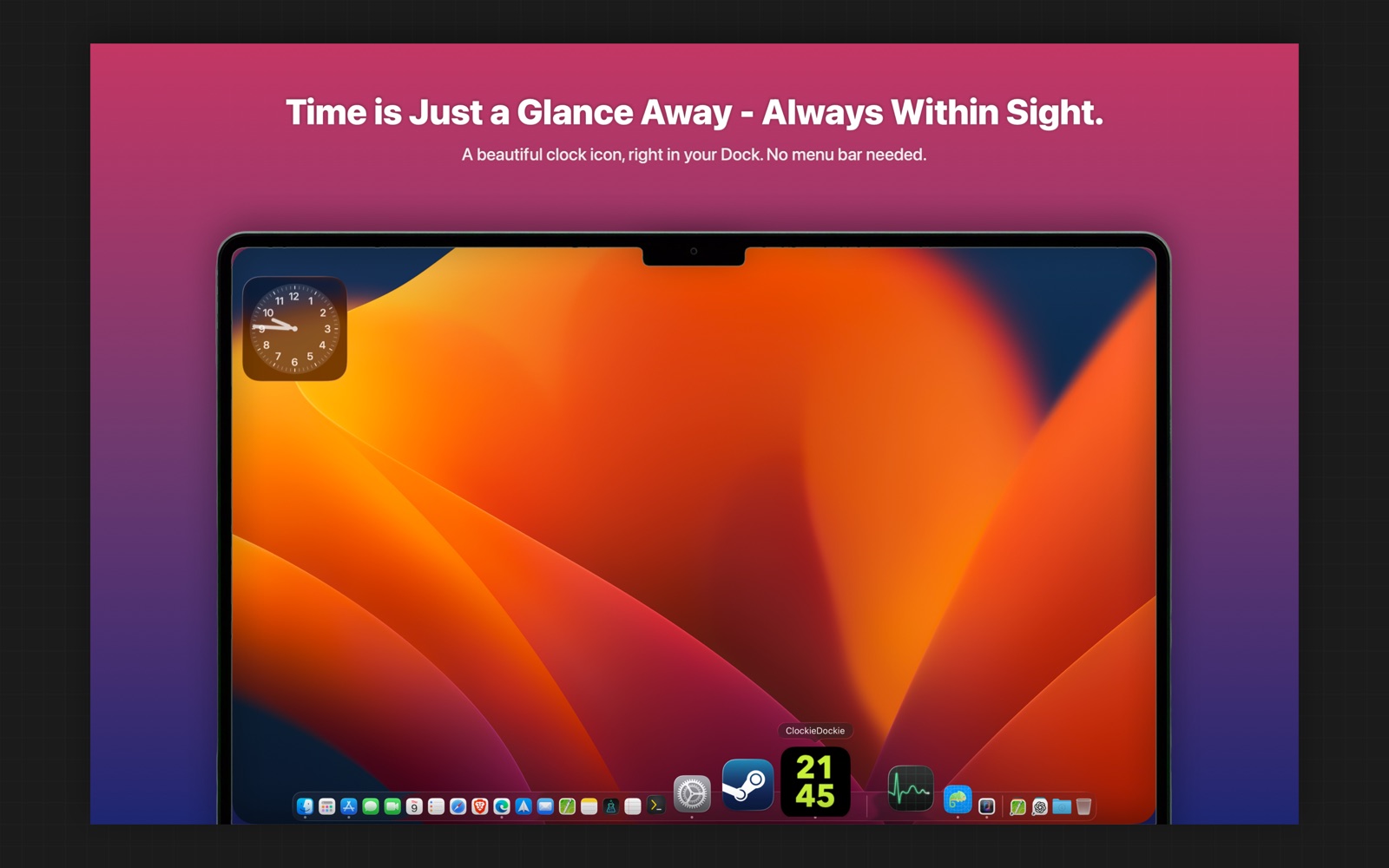 ClockieDockie app screenshot 1 on Mac